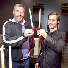 Carica l'immagine nel visualizzatore di Gallery, Kartell Candeliere Abbracciaio 2 fiamme 1955