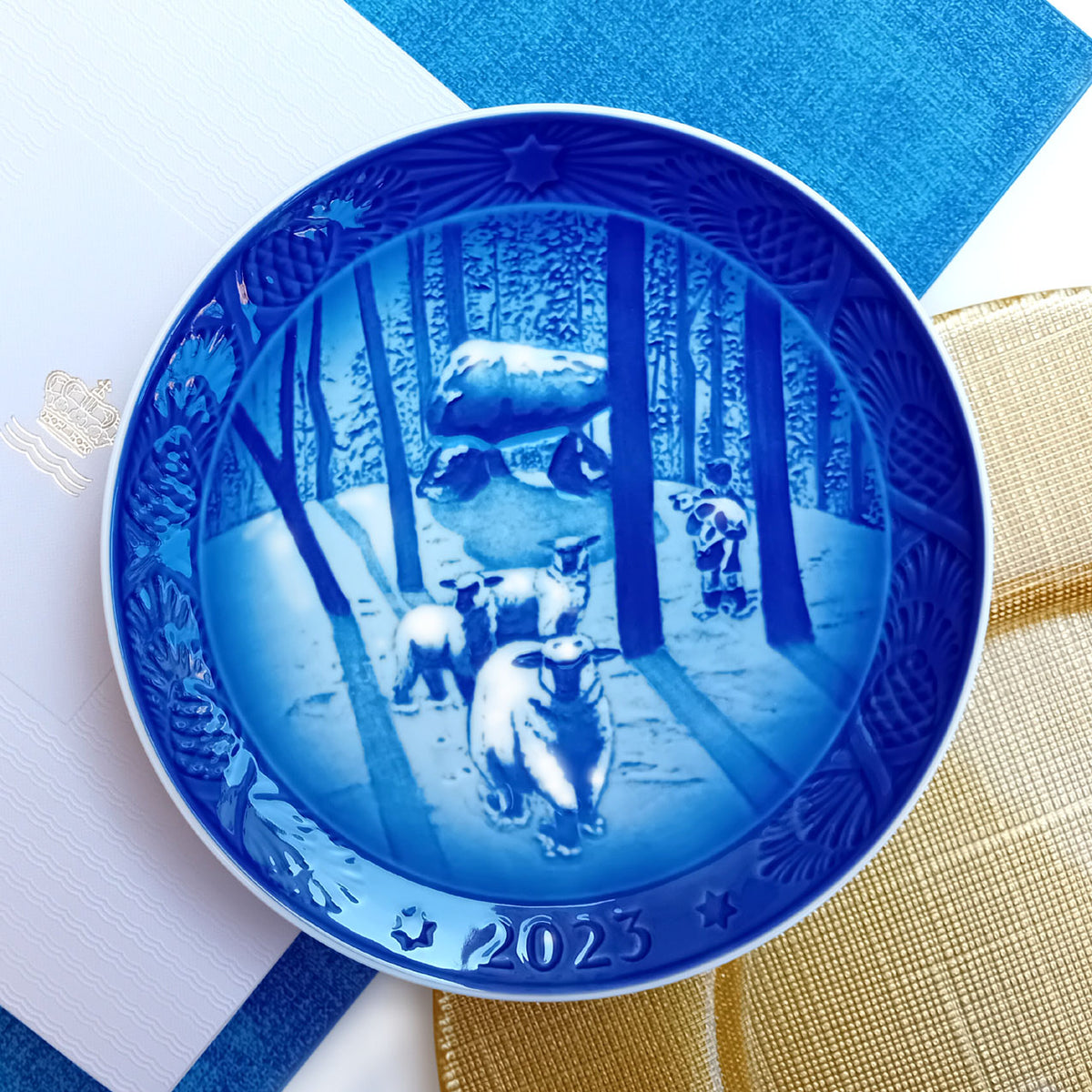 Royal Copenhagen plate of the year 2022 collection
