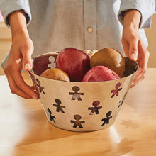 Carica l'immagine nel visualizzatore di Gallery, Cestino porta frutta Girotondo acciaio grande AKK05