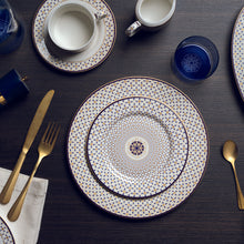 Carica l'immagine nel visualizzatore di Gallery, Charles Servizio tavola 18 pezzi porcellana Pozzi 1876