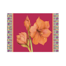 Load the image in the Gallery viewer, Rectangular tablecloths Rigid Amaryllis The black goose various colors
