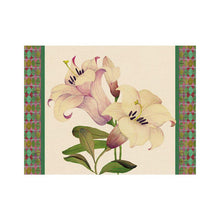 Carica l'immagine nel visualizzatore di Gallery, Tovagliette rettangolari rigide Giglio orientale L'oca Nera vari colori