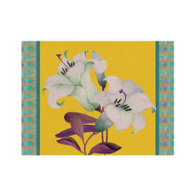 Carica l'immagine nel visualizzatore di Gallery, Tovagliette rettangolari rigide Giglio orientale L'oca Nera vari colori