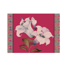 Carica l'immagine nel visualizzatore di Gallery, Tovagliette rettangolari rigide Giglio orientale L'oca Nera vari colori