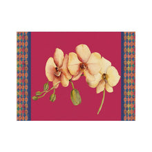 Carica l'immagine nel visualizzatore di Gallery, Tovagliette rettangolari rigide Orchidea L'oca Nera vari colori