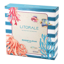 Carica l'immagine nel visualizzatore di Gallery, Litorale Servizio 6 posti tavola infrangibili Rose e Tulipani