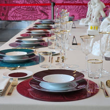 Carica l'immagine nel visualizzatore di Gallery, Loop Servizio Tavola 18 pezzi multicolore porcellana Weissestal