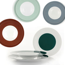 Carica l'immagine nel visualizzatore di Gallery, Loop Servizio Tavola 18 pezzi multicolore porcellana Weissestal