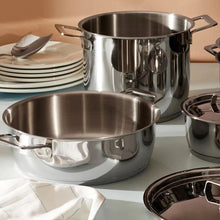 Carica l'immagine nel visualizzatore di Gallery, Alessi Batteria 8 pezzi pentole acciaio induzione Pots & Pans