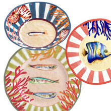 Carica l'immagine nel visualizzatore di Gallery, Litorale Servizio 6 posti tavola infrangibili Rose e Tulipani