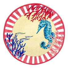 Carica l'immagine nel visualizzatore di Gallery, Litorale Piatto tondo cm 32 melamina infrangibile Rose e Tulipani