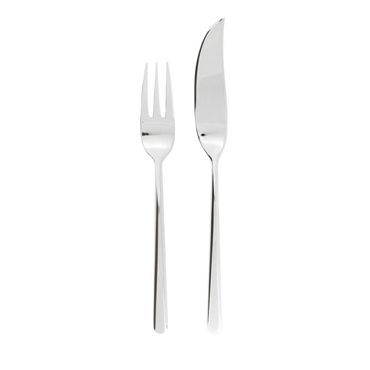 Sambonet Linear Posto tavola pesce 2 pezzi acciaio 18/10