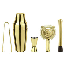 Carica l'immagine nel visualizzatore di Gallery, Set 5 pezzi Cocktail Mixology Parisian oro Sambonet Paderno