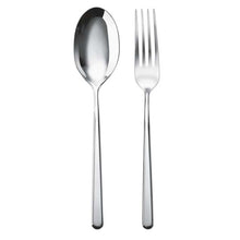 Load the image in the Gallery viewer, Sambonet Linear Set 2 cutlery to serve 18/10 Sambonet stainless steel