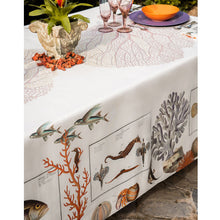 Load the image in the Gallery viewer, Coral Bay 100% Lino The Napking Made in Italy tablecloth