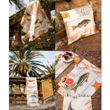 Load the image in the Gallery viewer, Coral Bay 100% Lino The Napking Made in Italy tablecloth