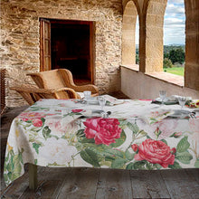 Load the image in the Gallery viewer, Roses 100% Lino The Napking Made in Italy tablecloth