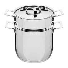 Carica l'immagine nel visualizzatore di Gallery, Alessi Pasta set 3 pezzi induzione Pots & Pans