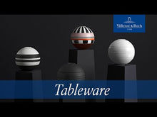 Carica e avvia il video nel visualizzatore di galleria, La Boule black & white sfera 2 posti tavola Villeroy & Boch