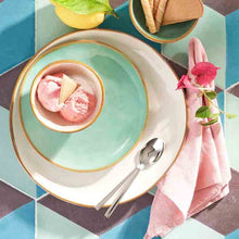 Carica l'immagine nel visualizzatore di Gallery, Concerto Servizio piatti 12 pezzi gres Rose e Tulipani vari colori