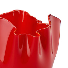 Carica l'immagine nel visualizzatore di Gallery, Venini Vaso Fazzoletto cm 31 rosso 700.00