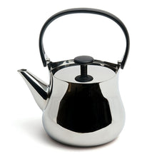 Load the image in the Gallery viewer, Alessi steel teapot with CHA NF01 filter