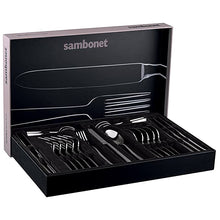Carica l'immagine nel visualizzatore di Gallery, Baguette Servizio posate 24 pezzi acciaio 18/10 Sambonet 52586-81