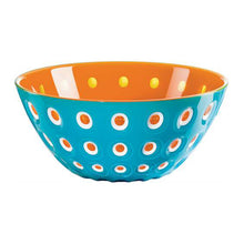 Carica l'immagine nel visualizzatore di Gallery, Guzzini Insalatiere Murrina azzurro-arancio varie misure