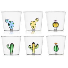 Load the image in the Gallery viewer, Cactus ichendorf cactus glass set 6 pieces