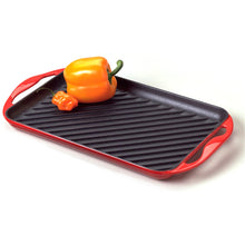 Carica l'immagine nel visualizzatore di Gallery, Le Creuset Bistecchiera rigata ghisa rettangolare cm 32 induzione