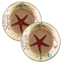 Carica l'immagine nel visualizzatore di Gallery, Sea Life Servizio 6 posti tavola infrangibili Rose e Tulipani