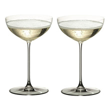 Carica l'immagine nel visualizzatore di Gallery, Riedel Set 6 coppe Champagne Veritas cristallo soffiato 6449/09