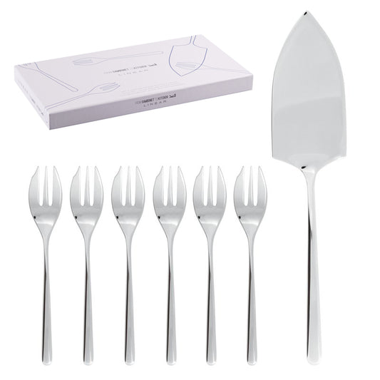 Linear Set Torta 7 pezzi acciaio 18/10 Sambonet 5213