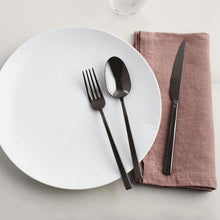 Carica l'immagine nel visualizzatore di Gallery, Rock PVD Black Servizio posate 24 pezzi canna di fucile Sambonet 52762K-81