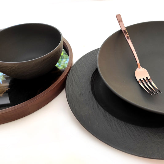 Rock PVD Copper Servizio posate 36 pezzi rame Sambonet 52762C-83