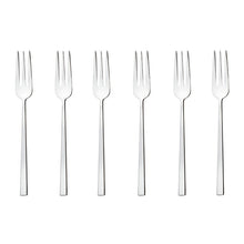 Carica l'immagine nel visualizzatore di Gallery, Rock Set 6 Forchette dolce acciaio Sambonet