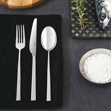 Carica l'immagine nel visualizzatore di Gallery, Linea Q Servizio posate 24 pezzi acciaio 18/10 Sambonet 52530-81