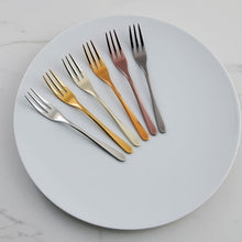 Carica l'immagine nel visualizzatore di Gallery, Rock Set 6 Forchettine PVD Gold Sambonet