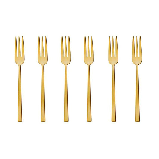Rock Set 6 Forchettine PVD Gold Sambonet