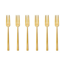Carica l'immagine nel visualizzatore di Gallery, Rock Set 6 Forchettine PVD Gold Sambonet