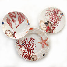 Carica l'immagine nel visualizzatore di Gallery, Taitù Servizio piatti Mare porcellana 4 posti tavola