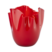 Load the image in the Gallery viewer, Venini Vaso Phazzoletto 24 cm red 700.02