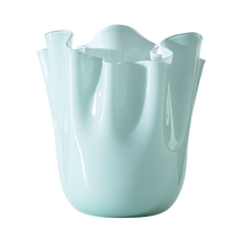 Load the image in the Gallery viewer, Venini Vaso Phazzoletto 24 cm green rio 700.02