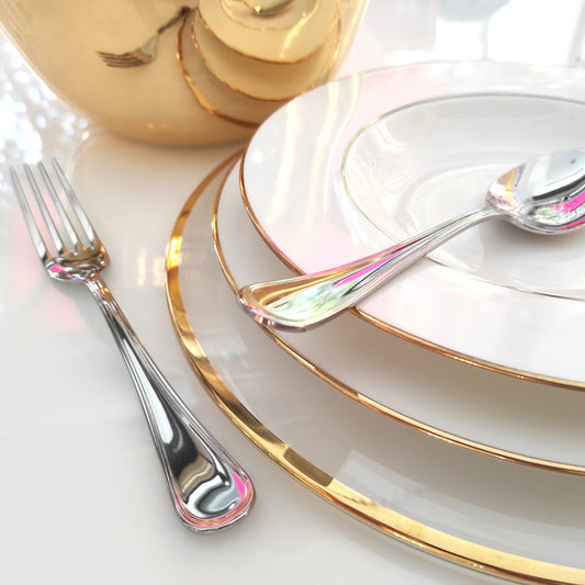 Anmut Gold Servizio tavola 18 pezzi filo oro Villeroy & Boch