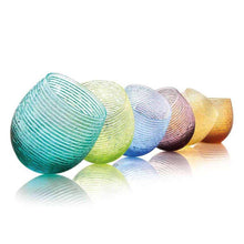 Carica l'immagine nel visualizzatore di Gallery, IVV Set 6 Bicchieri Multicolor vetro artistico Nuova Produzione