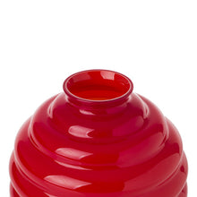 Carica l'immagine nel visualizzatore di Gallery, Venini Vaso Decò rosso vetro di murano 707.10