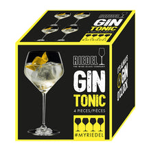 Load the image in the Gallery viewer, Gin Tonic set 4 calici Riedel 5441/97
