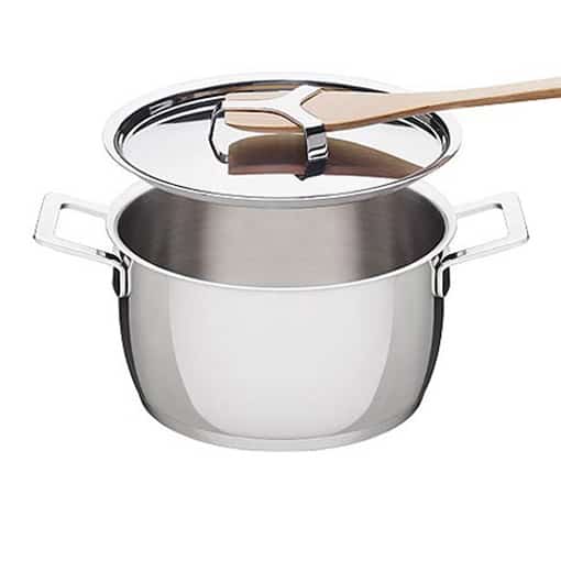 Alessi Batteria 8 pezzi pentole acciaio induzione Pots & Pans