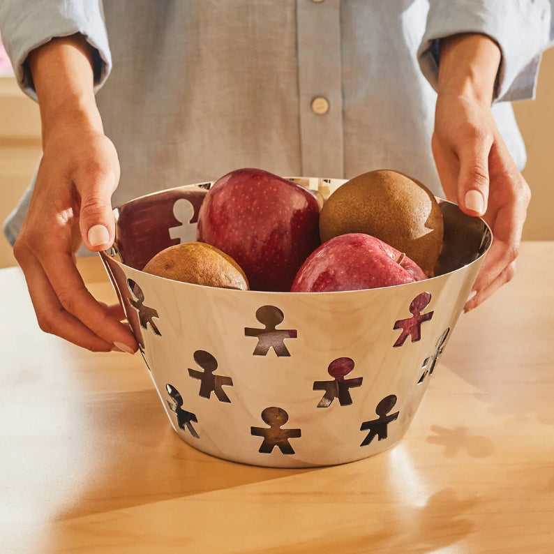 Cestino Porta Frutta In Acciaio Inox 20 Cm – Paderno, Capiente E Resistente Per Cucina E Buffet - 4