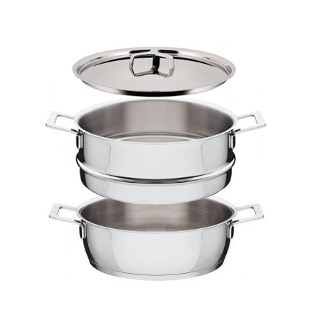 Alessi Set Cuocivapore 3 pezzi induzione Pots & Pans